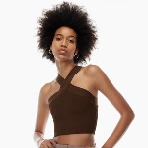 Aritzia Sculpt Knit Criss Cross Cropped Tank
$58